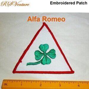 Buy one get one FREE, Vintage Alfa Romeo Car Patch